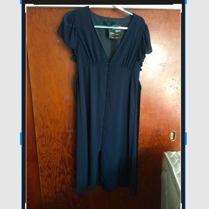 Forever 21 Contemporary baby blue midi dress